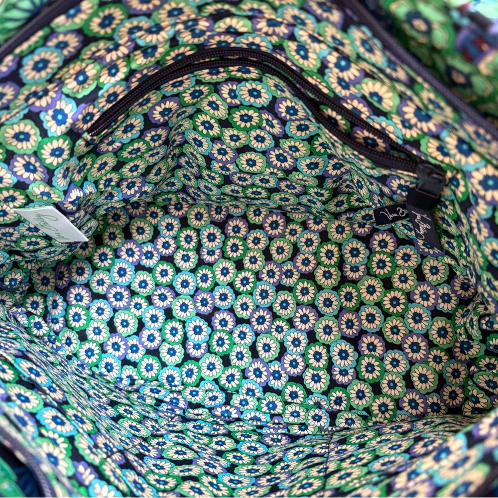 Vera Bradley Stephanie Blue Rhapsody Shoulder Bag - Picture 6 of 9